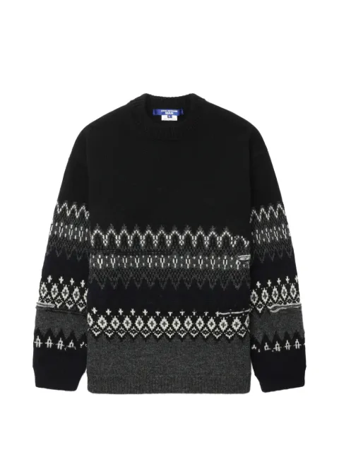 Junya Watanabe MAN patterned wool sweater