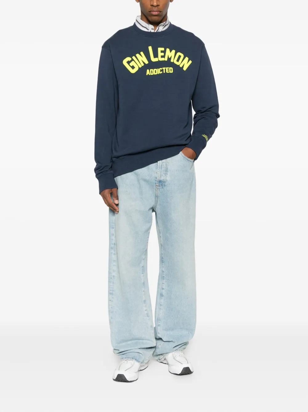 MC2 Saint Barth Sweater met print - Blauw