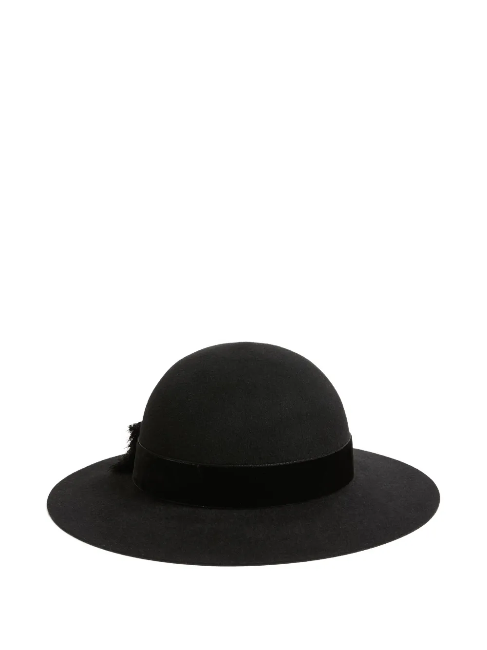  Valentino Garavani Vlogo Signature Bow Hat - Black 