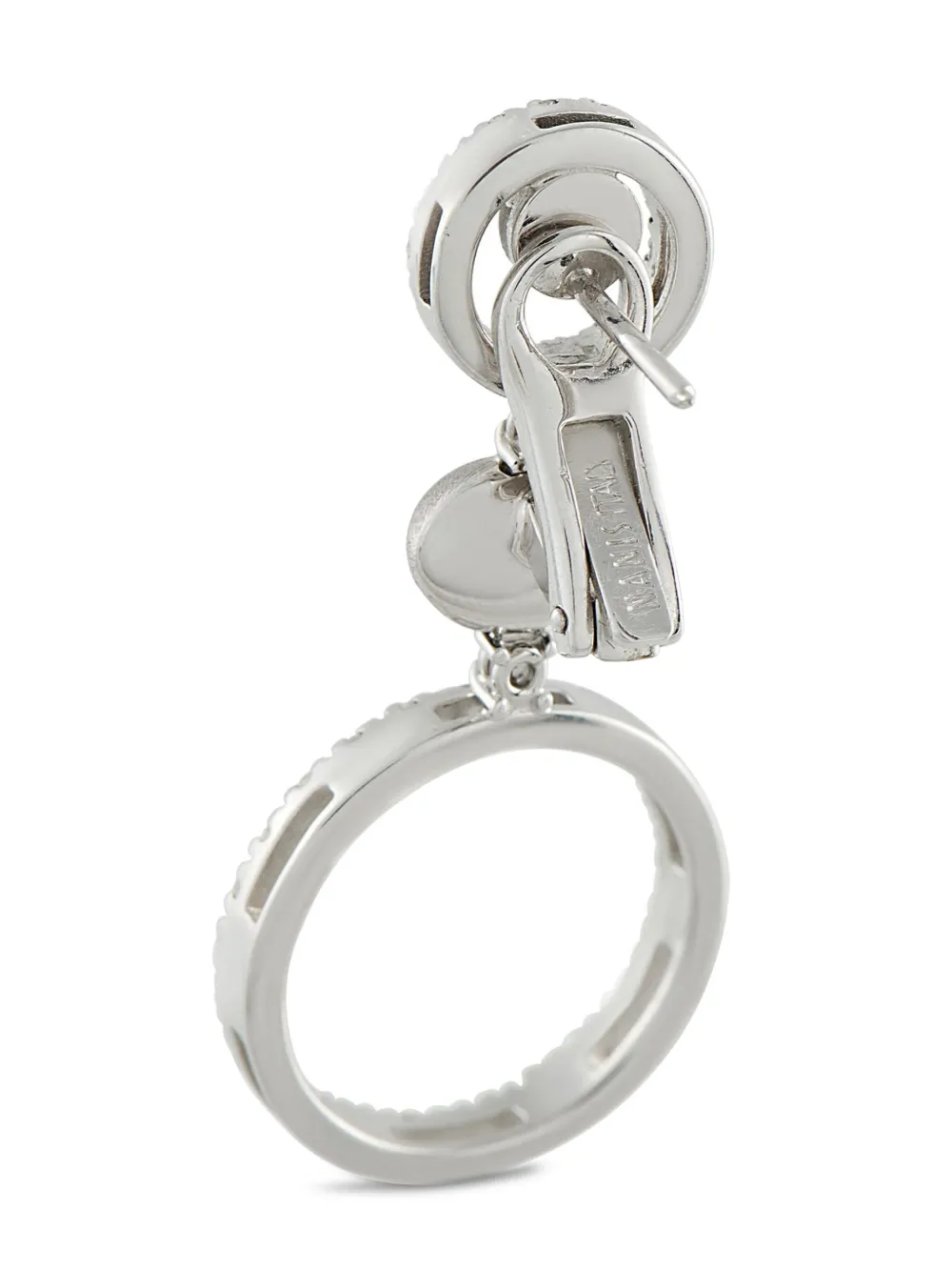 NANIS diamantörhängen i 18K vitguld | Image 2