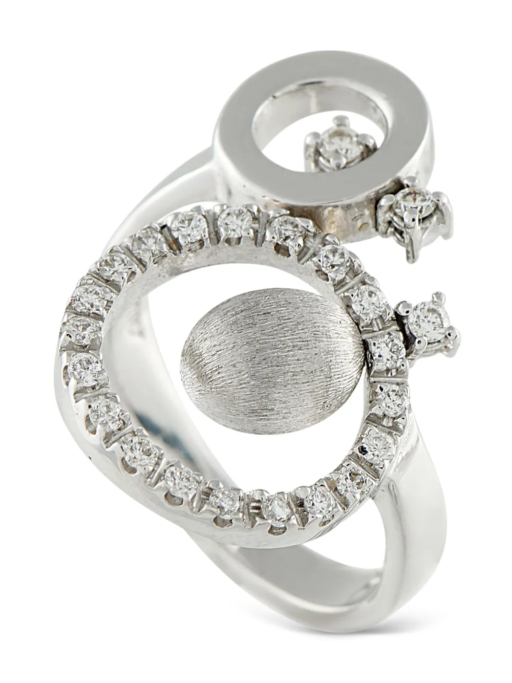 NANIS anillo en oro blanco de 18kt con diamante | Image 2