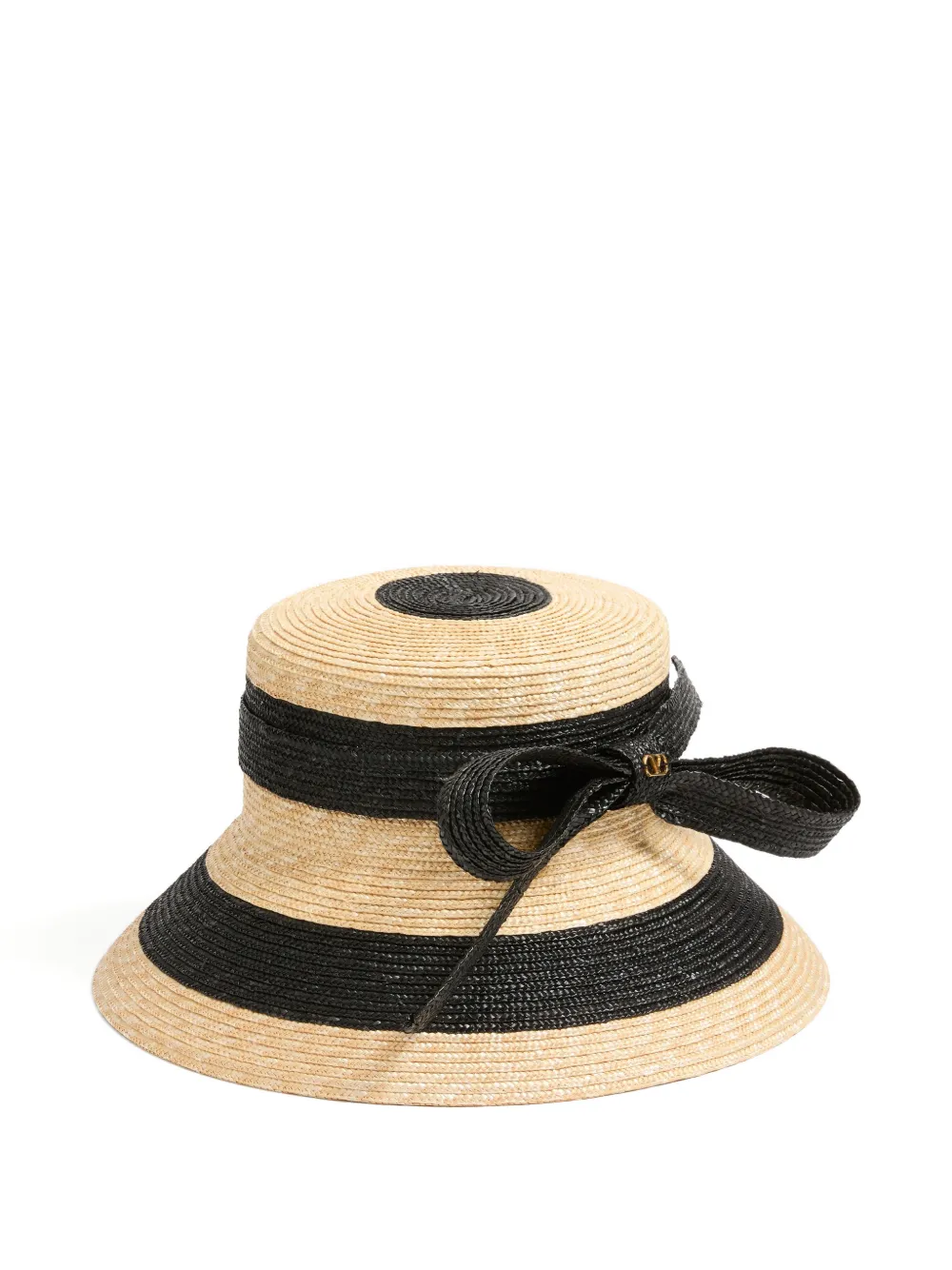 Valentino Garavani Cappello bucket in paglia - Toni neutri