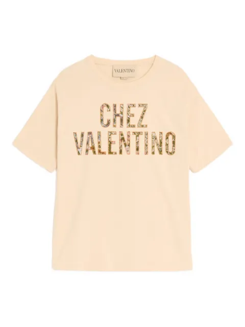 Valentino Garavani embroidered cotton T-Shirt