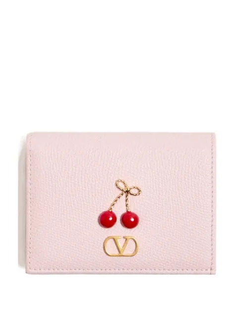 Valentino Garavani Cherryfic grained wallet