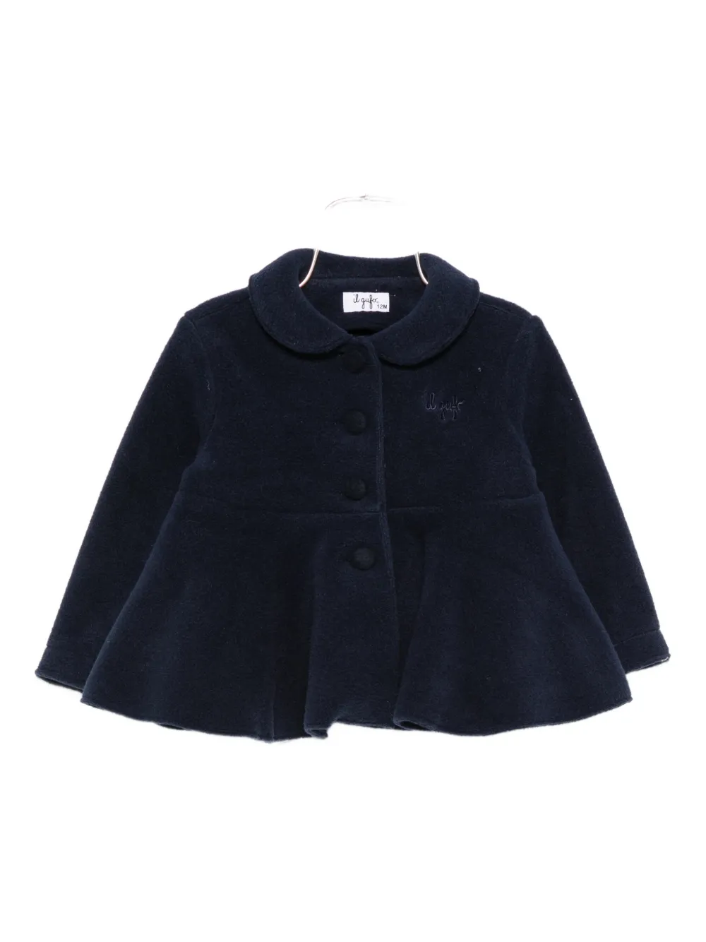 Il Gufo buttoned duffle coat - Blu