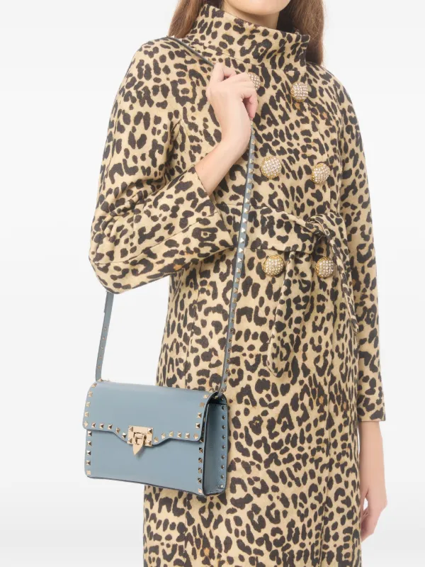 Valentino Garavani ロックスタッズ ショルダーバッグ S | ブルー