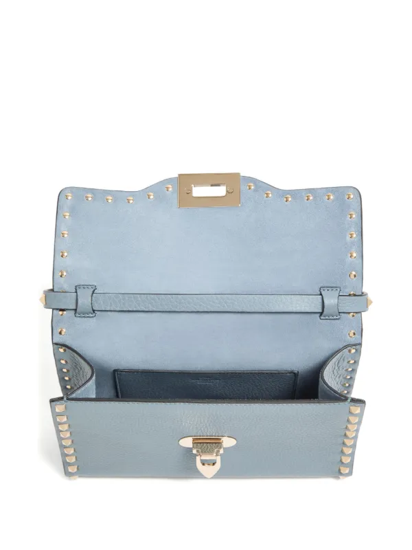 Valentino Garavani ロックスタッズ ショルダーバッグ S | ブルー 