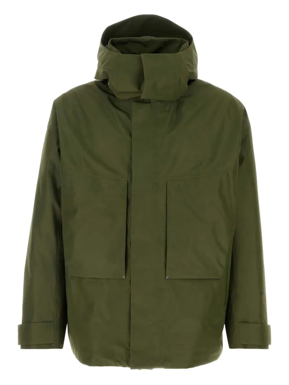 Herno Hooded Casual Jacket In Green