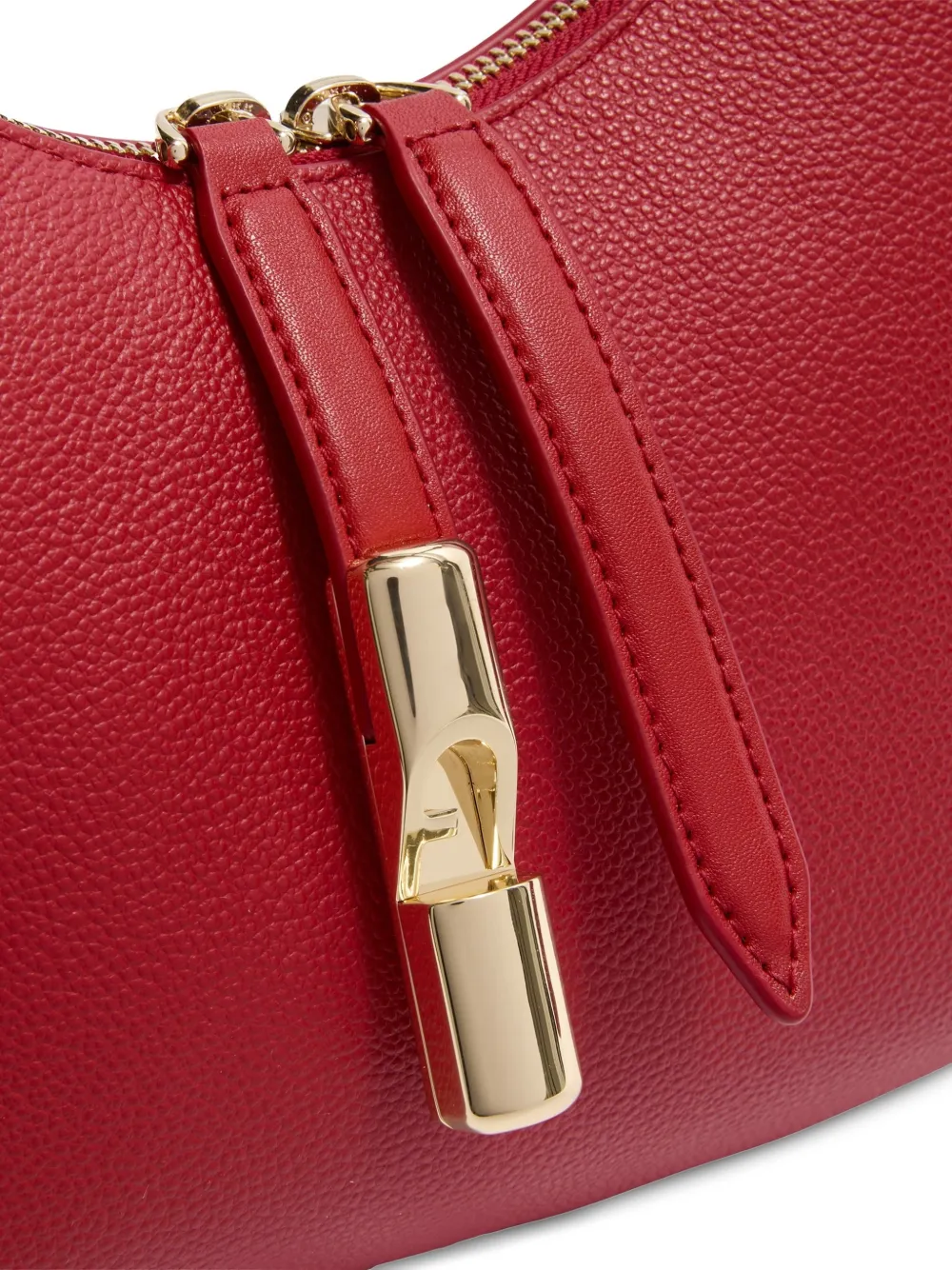Furla Goccia kleine leren schoudertas Rood