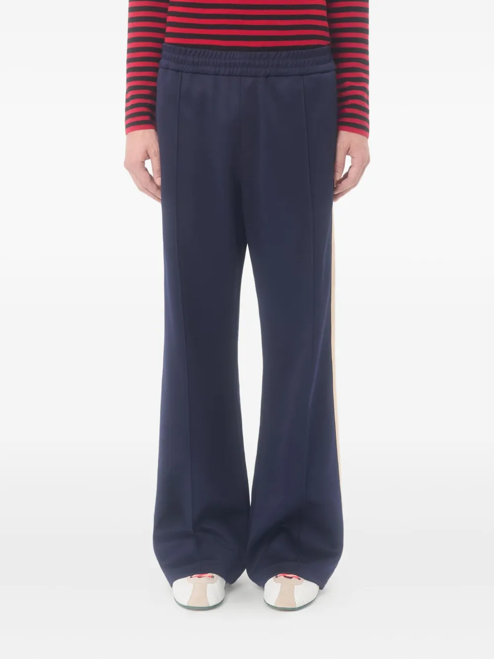 Valentino Garavani VLogo trainingsbroek met streep Blauw