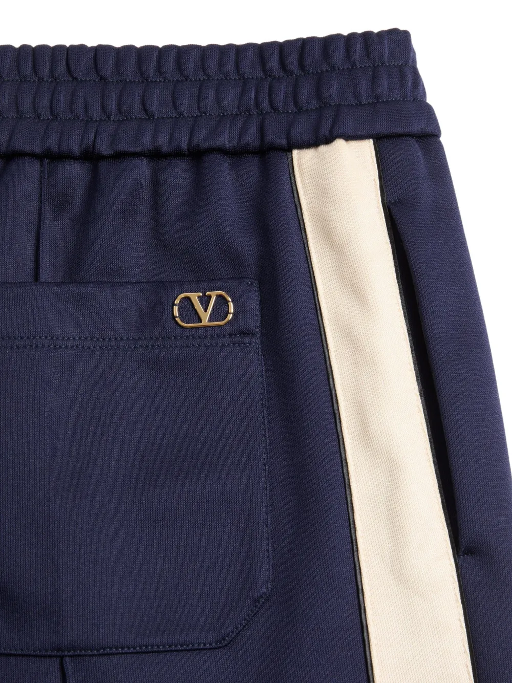 Valentino Garavani VLogo trainingsbroek met streep Blauw