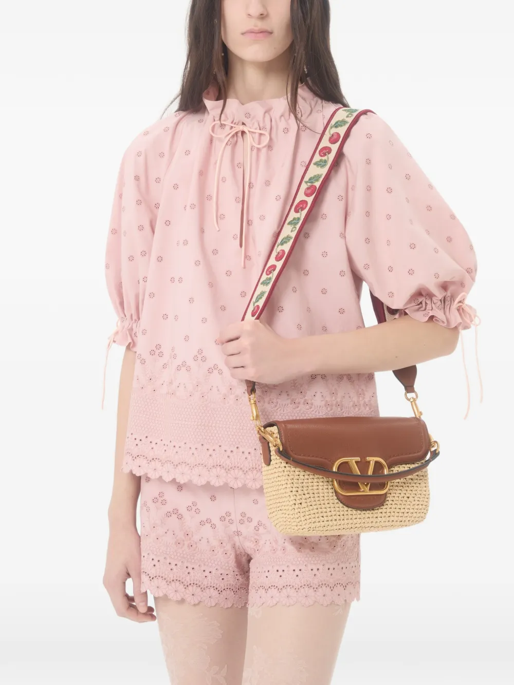 Valentino Garavani Alltime schoudertas Beige