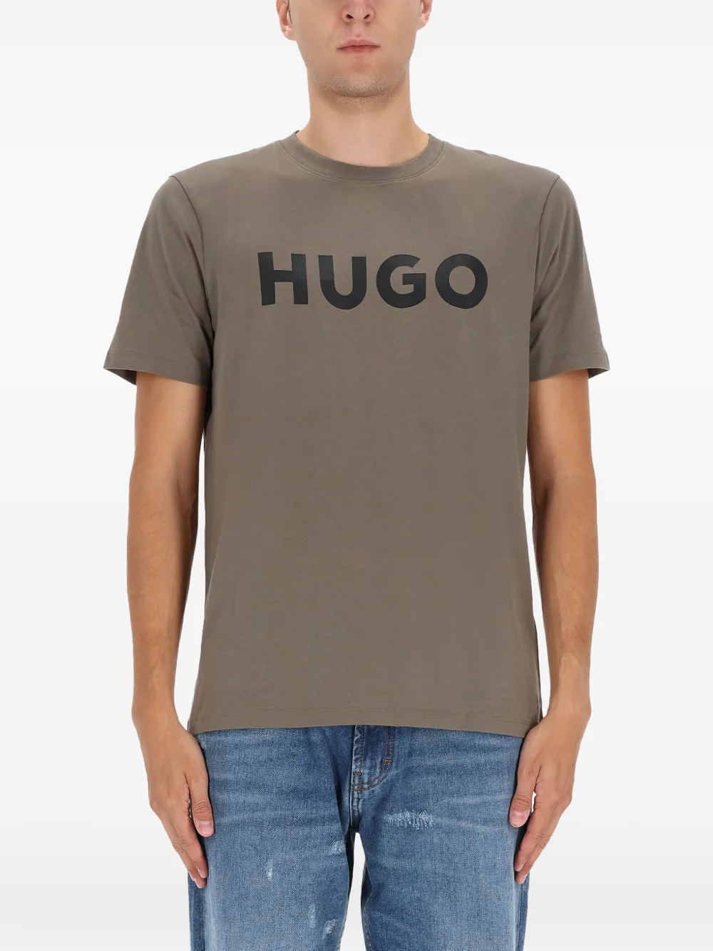 HUGO playera con logo | gris | Image 1