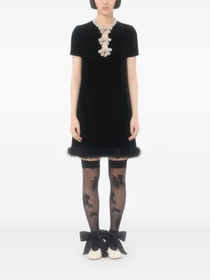 sachin and babi light blue dress VALENTINO Cocktail dress with silk in black