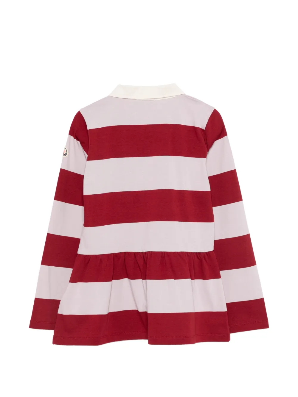 Moncler Enfant Gestreepte jurk Rood