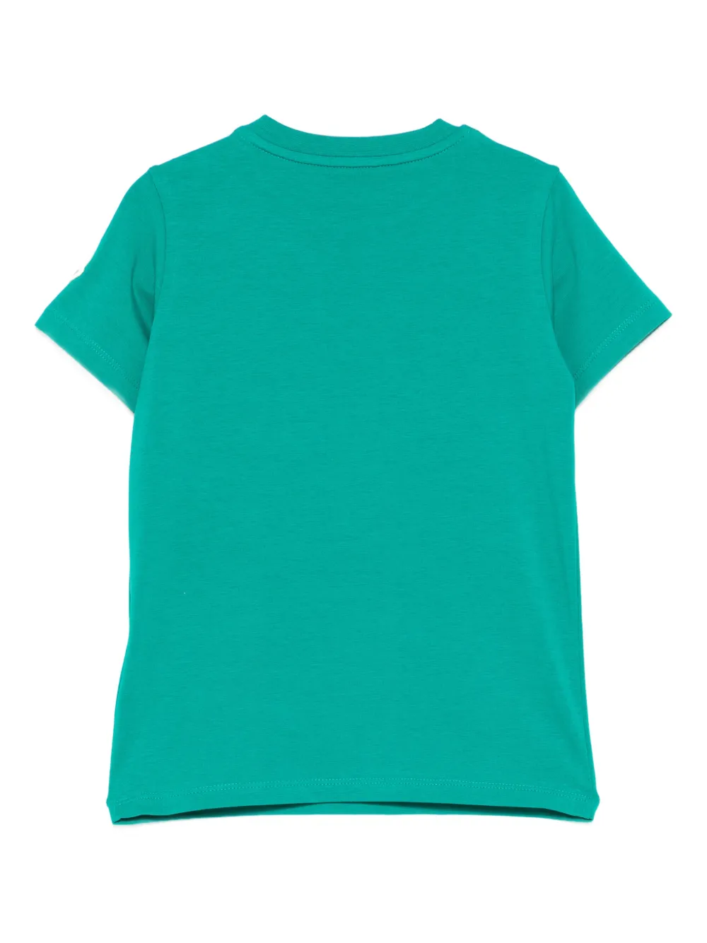 Moncler Enfant T-shirt met logoprint Groen