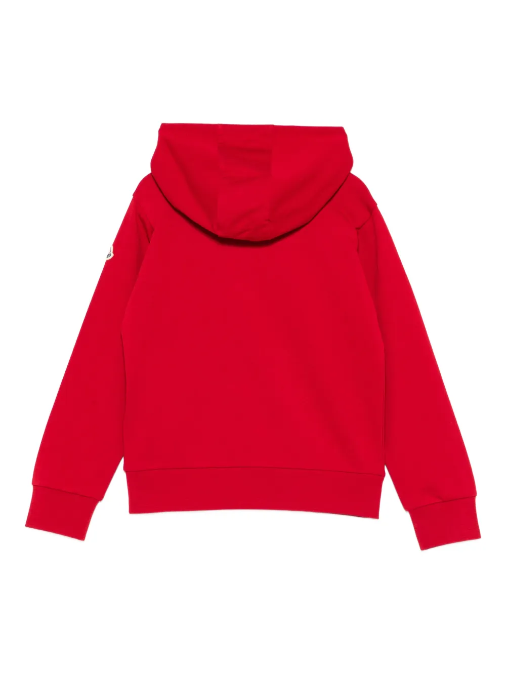 Moncler Enfant Hoodie met borduurwerk Rood