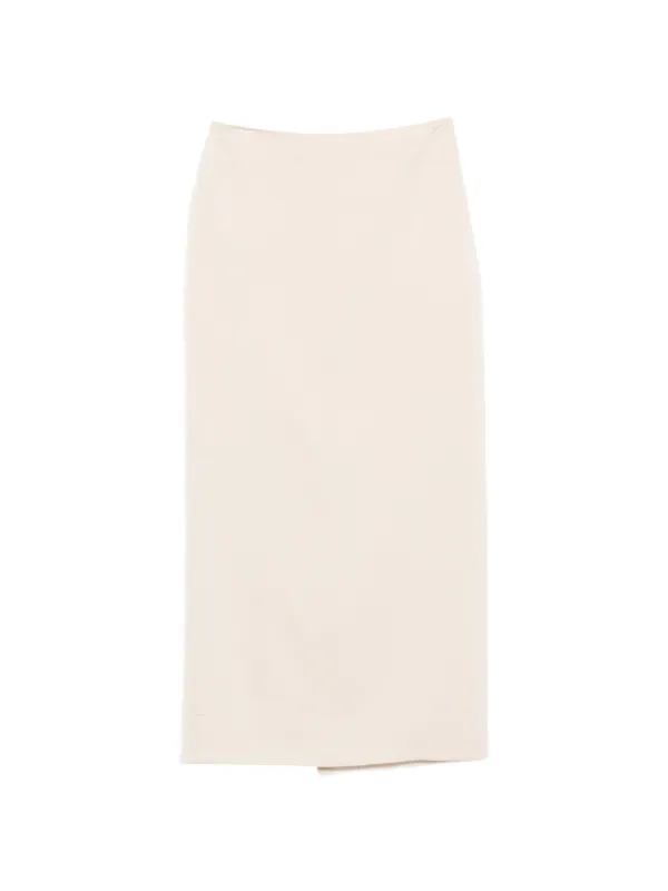 Esse Studios Cartia Midi Skirt in Neutrals