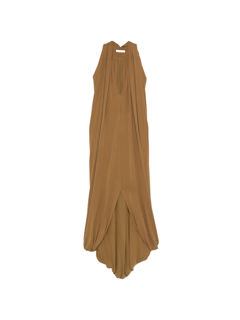 Esse Studios V-neck split dress - Marrone