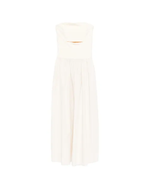 Esse Studios vestido palabra de honor con abertura