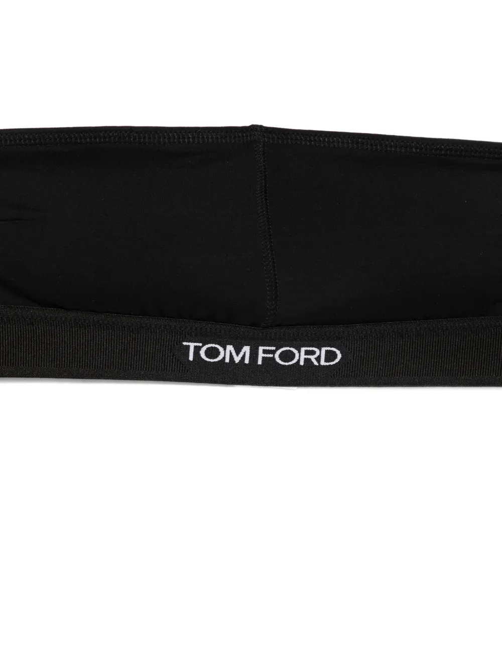 TOM FORD Bandeau bh met logo Zwart