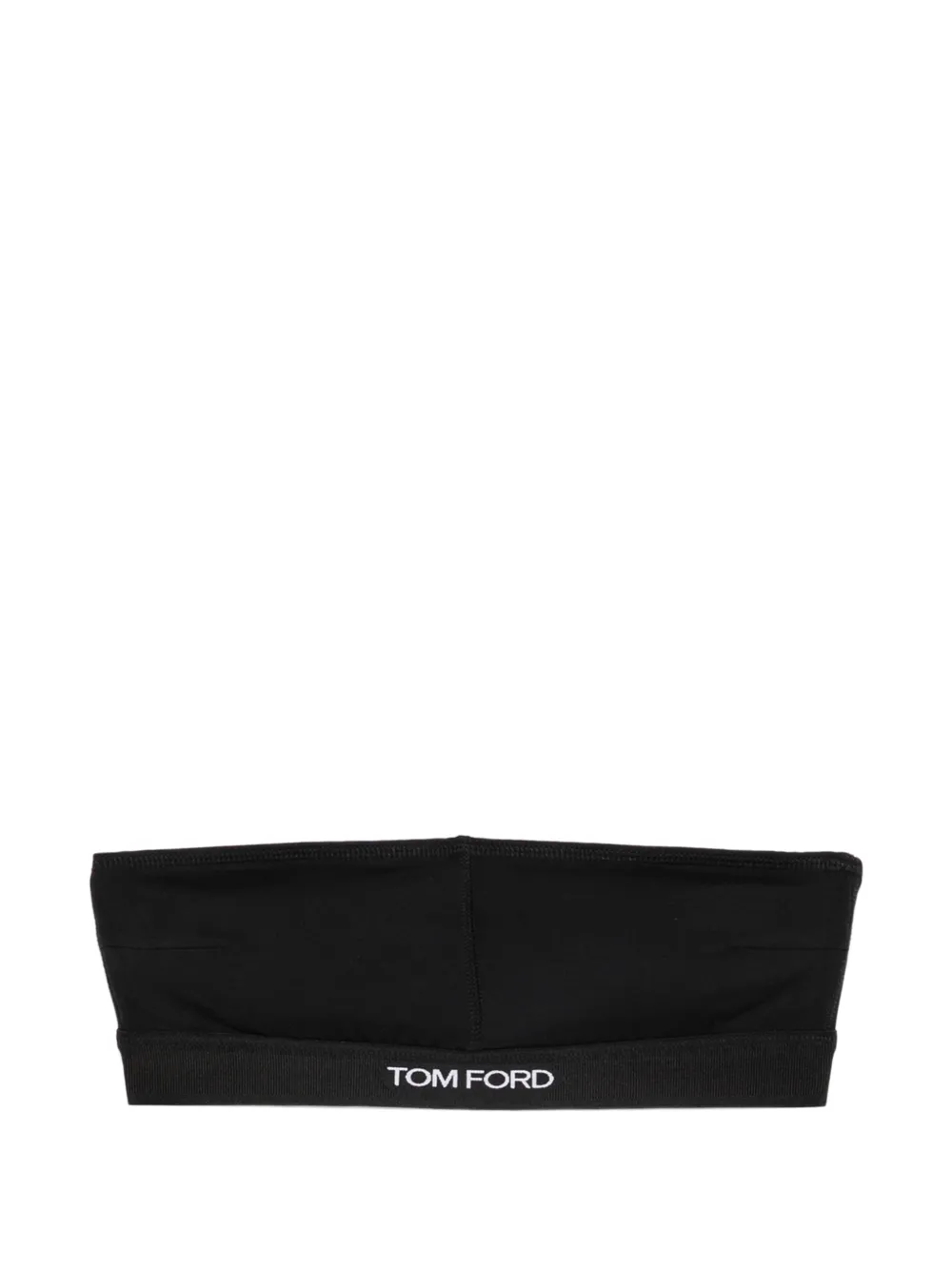 TOM FORD logo bandeau bra - Nero