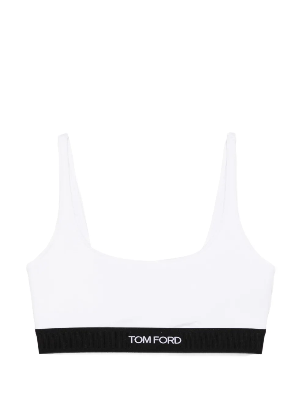 TOM FORD logo-detail bra - Bianco