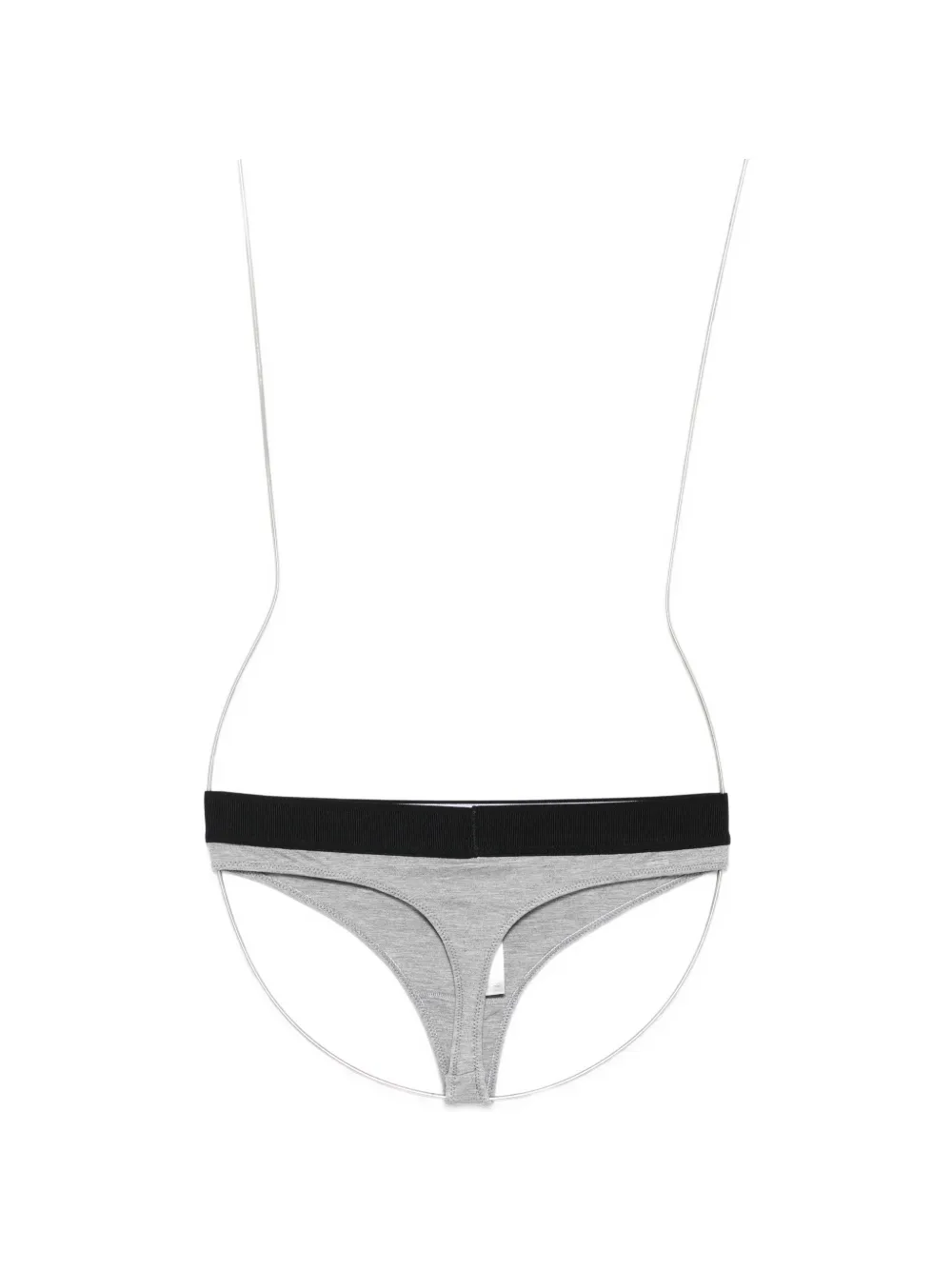 TOM FORD logo-waistband thong - Grijs