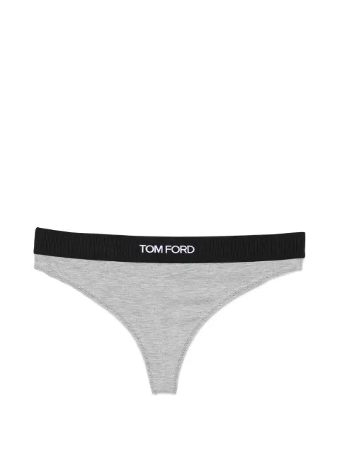 TOM FORD logo-waistband thong