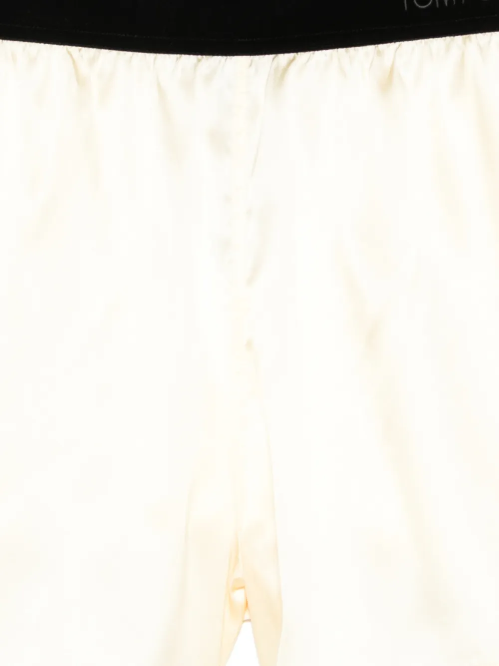 Tom Ford Elasticated-waistband Pajama Shorts In White