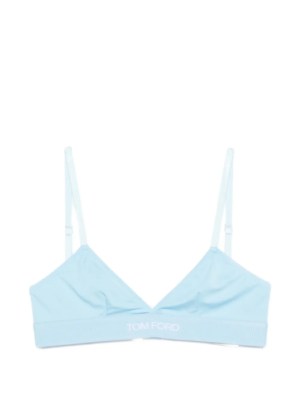 TOM FORD triangle logo-detail bra - Blu