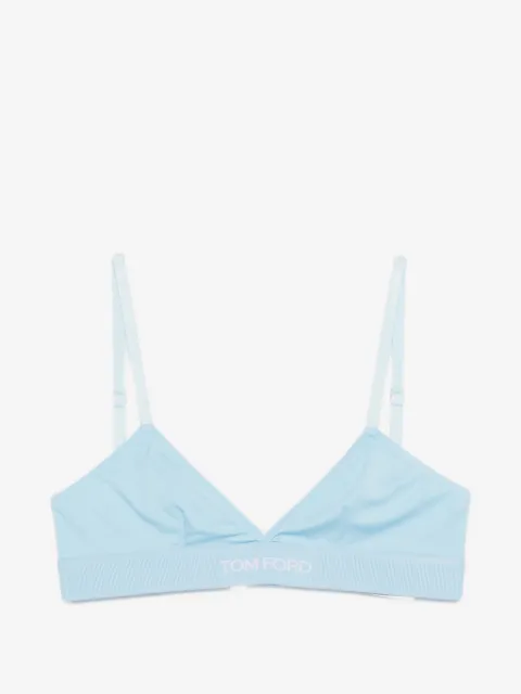 TOM FORD triangle logo-detail bra