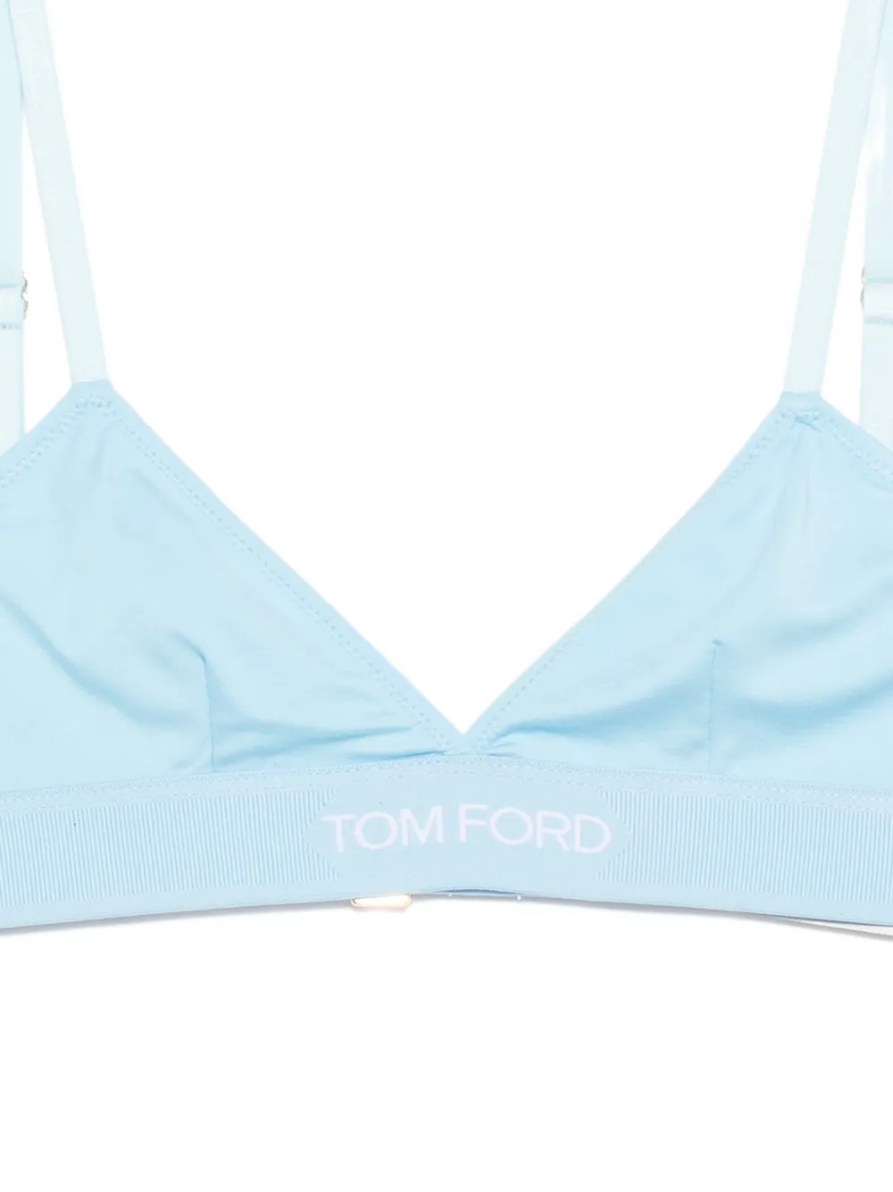 TOM FORD Triangel bh met logodetail Blauw