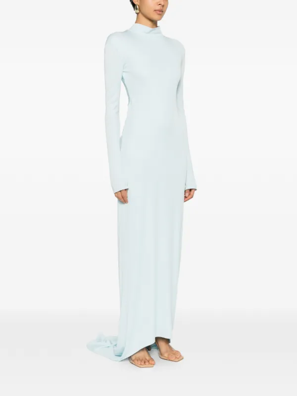 Tom Ford Open-back Maxi Gown - Blue Tom Ford Open-back Maxi Gown - Blue