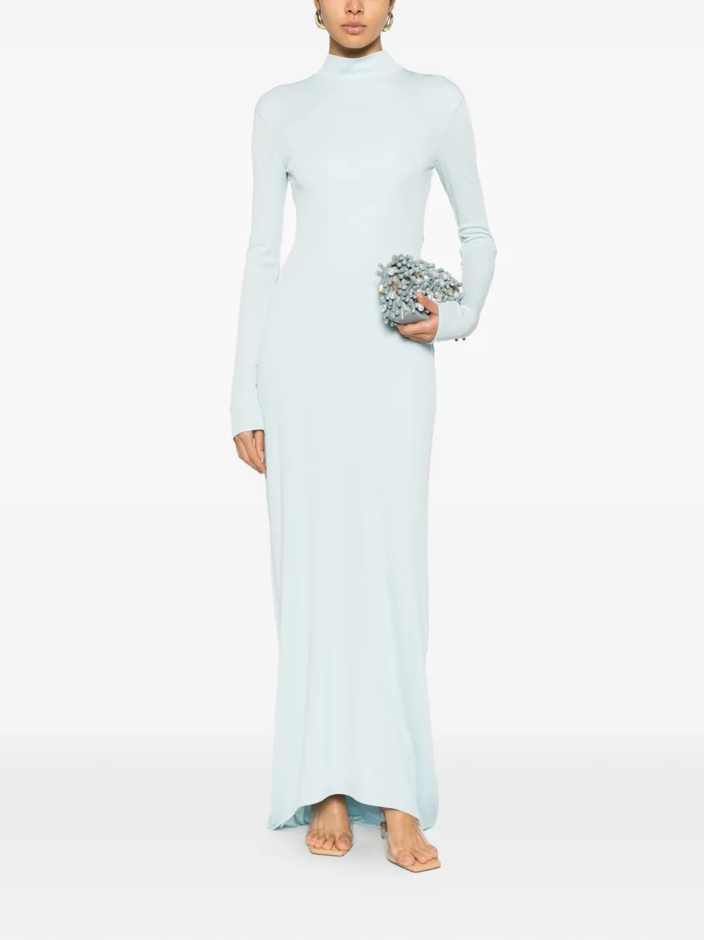 TOM FORD Avondjurk met open rug - Blauw