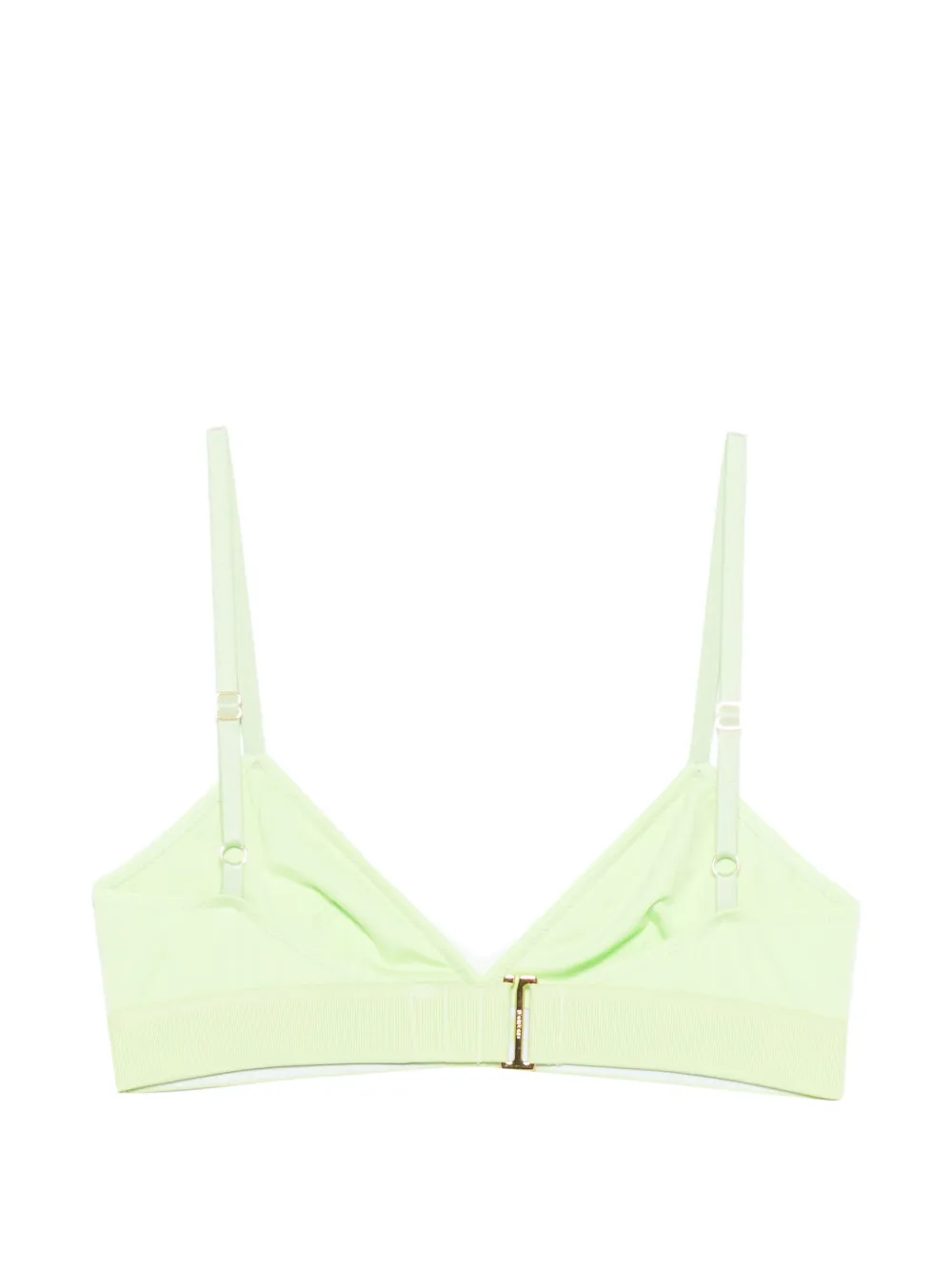  Tom Ford Triangle Logo-detail Bra - Green 