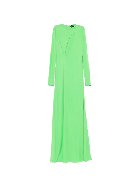 TOM FORD cut-out long-sleeve maxi dress
