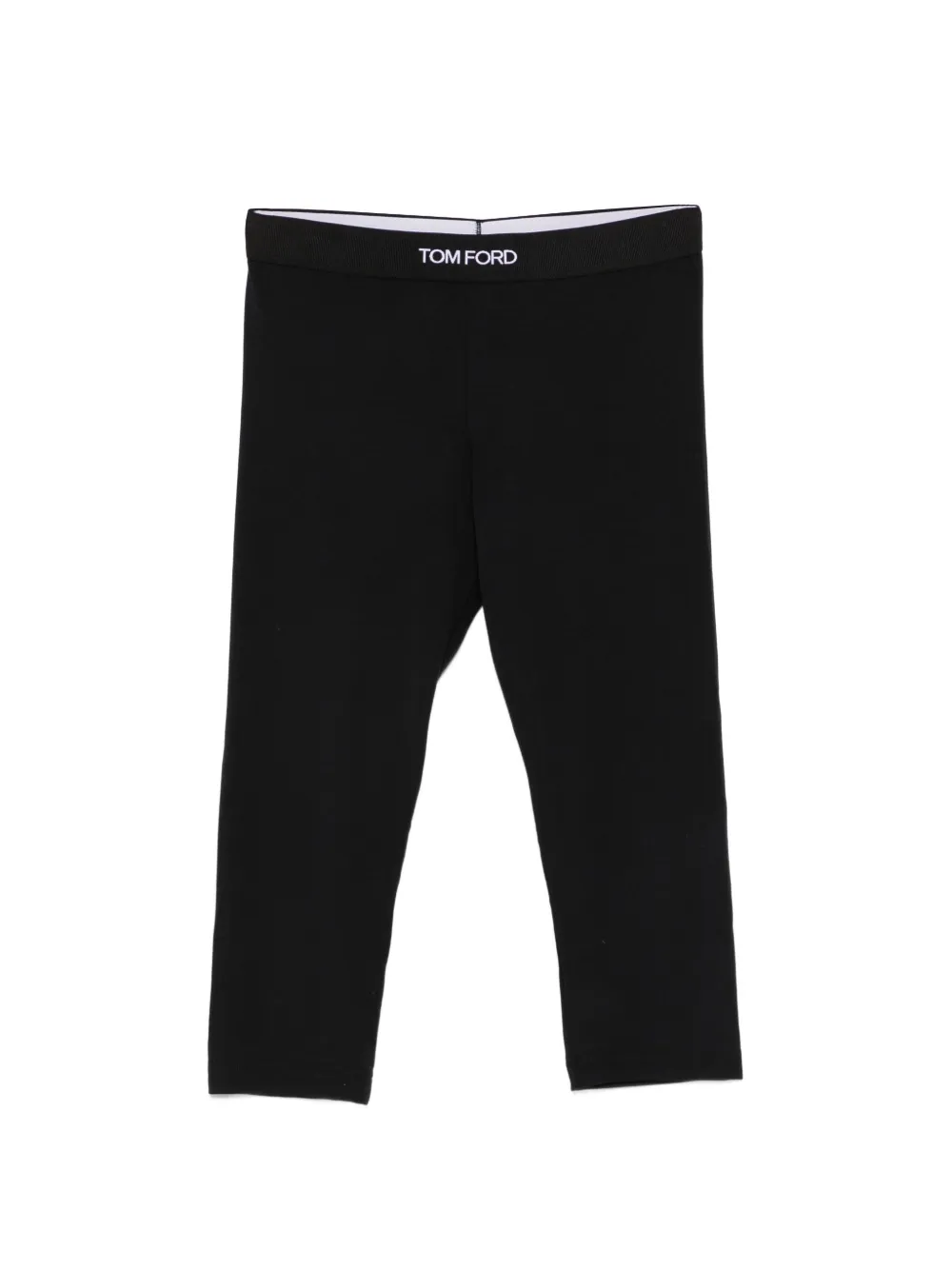TOM FORD logo-waistband trousers - Nero