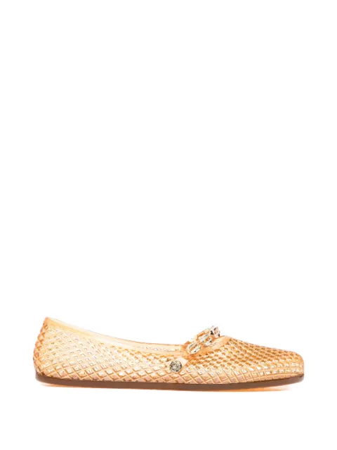 Ancient Greek Sandals Iro shell-embellishment ballet flats