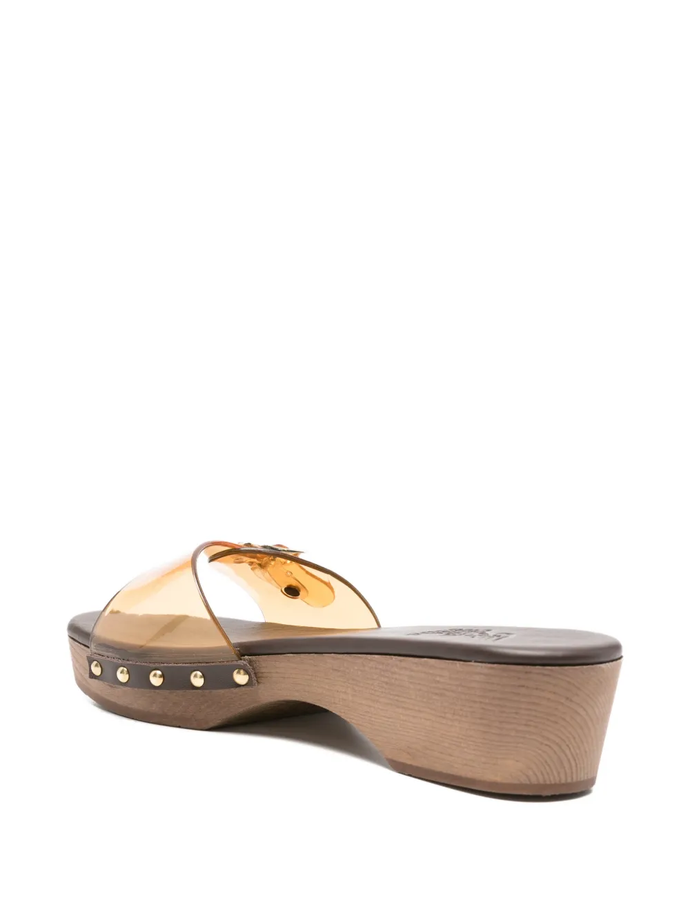 Ancient Greek Sandals Omonia sandalen met gespdetail Wit