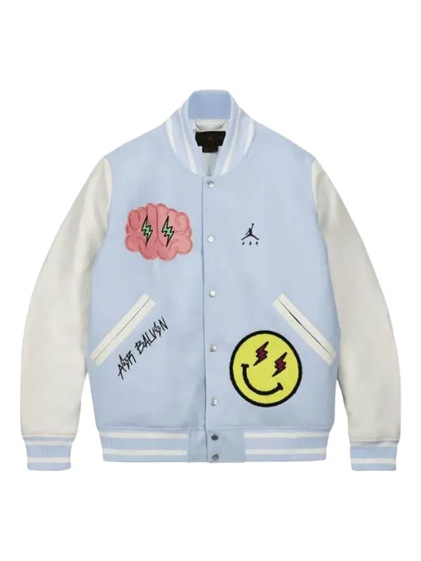 Jordan Jaqueta Bomber x J Balvin | Azul | FARFETCH BR