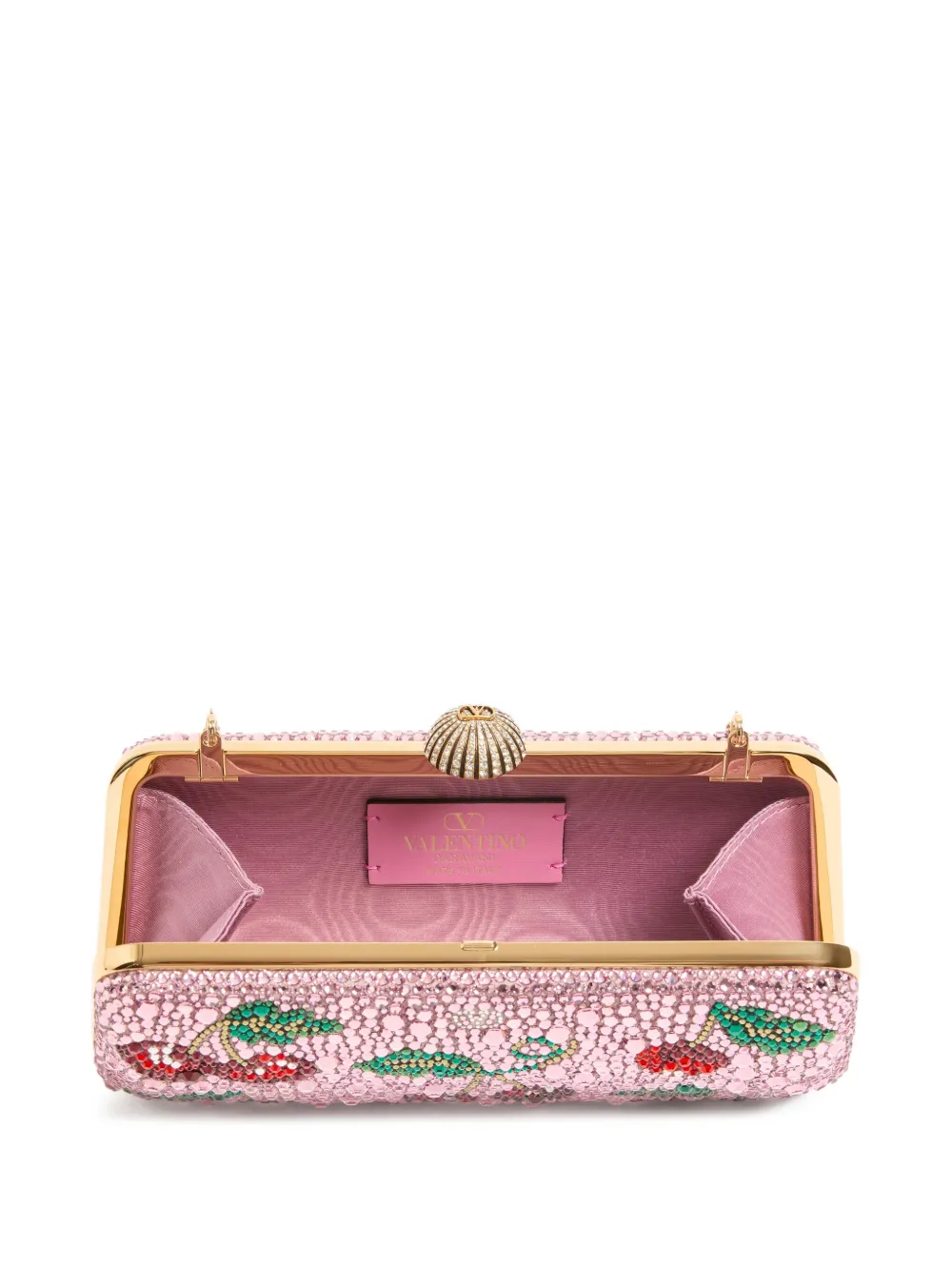 Valentino Garavani Carry Secrets clutch Roze
