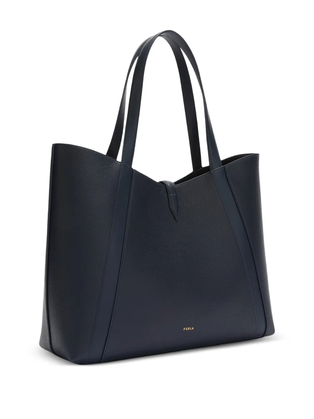 Furla Goccia grote leren shopper Blauw