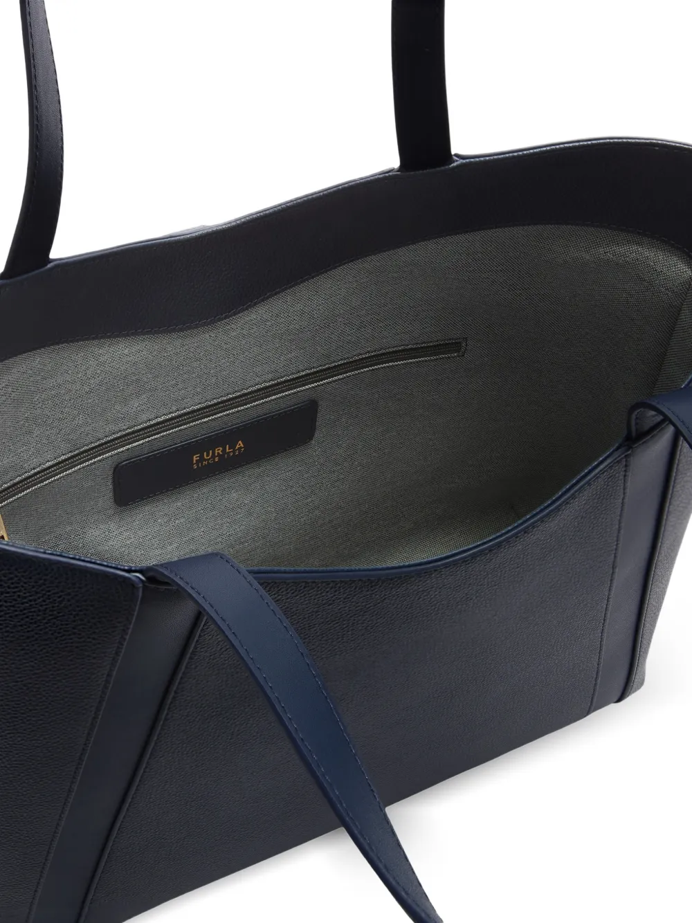 Furla Goccia grote leren shopper Blauw