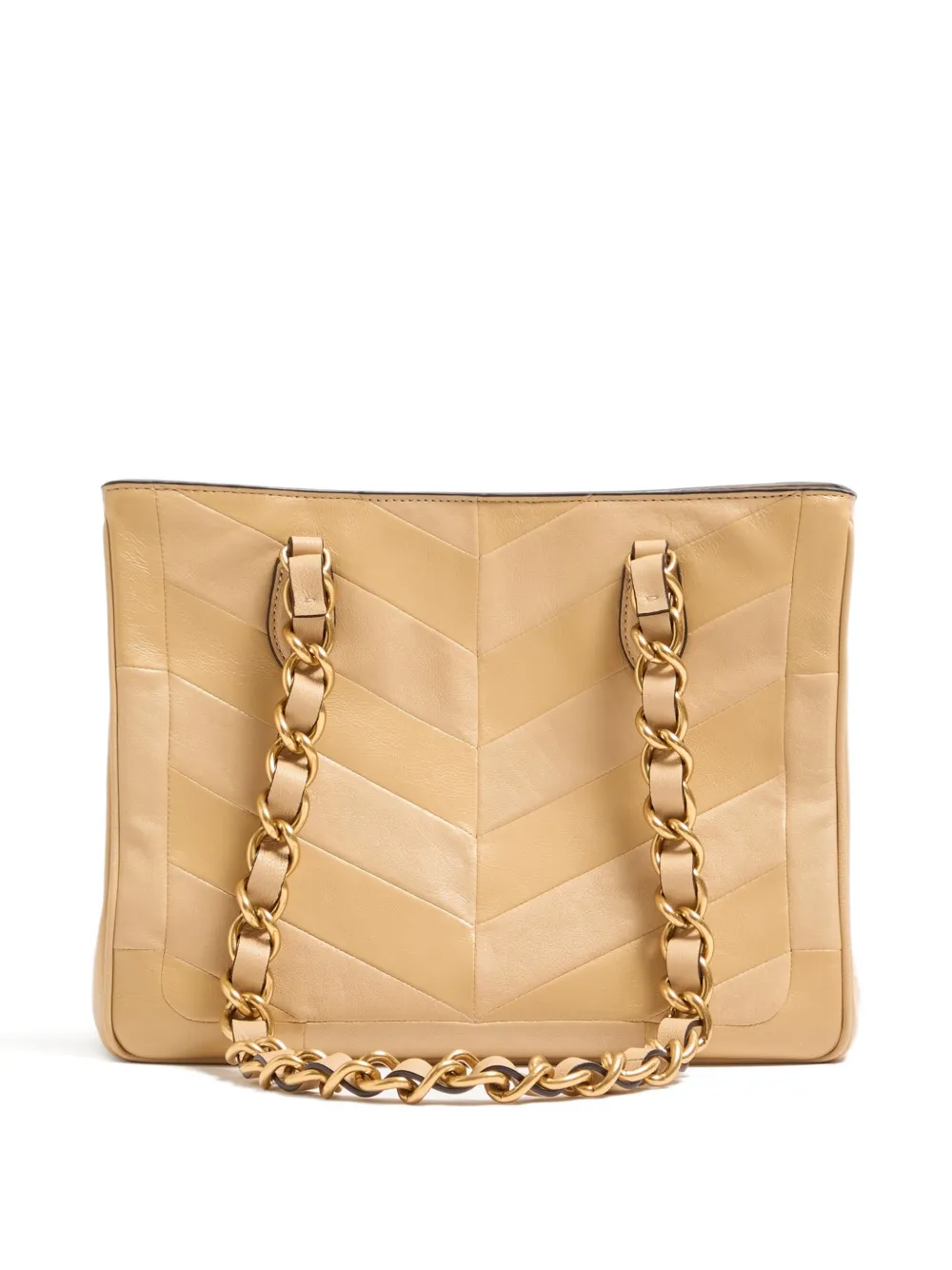 Valentino Garavani Kleine Laseine shopper Beige
