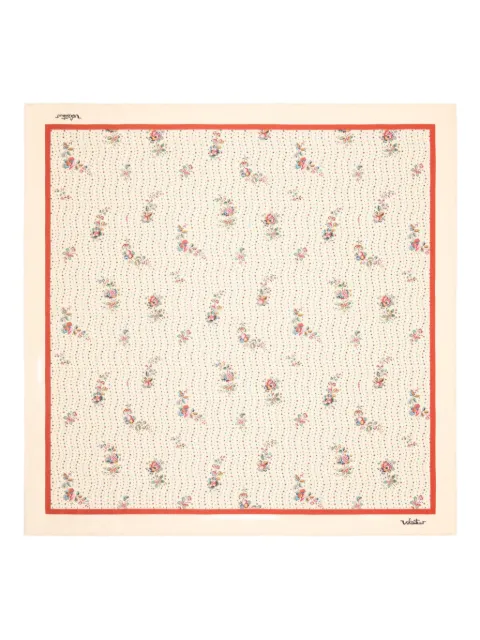 Valentino Garavani mascada de seda Papier Floreal