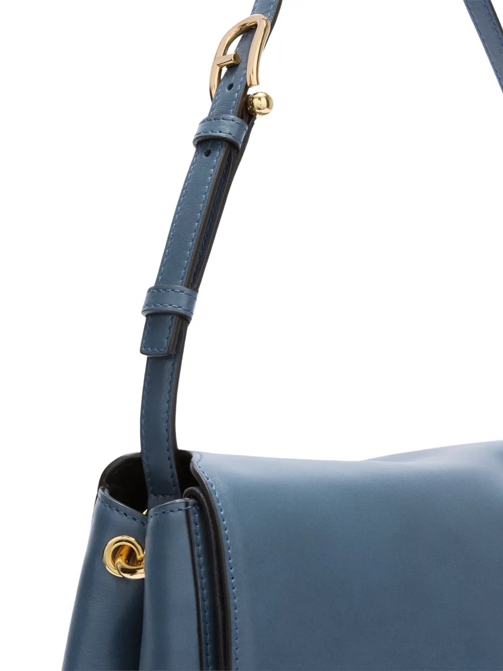 Furla Domus Flap schoudertas met hardware Blauw