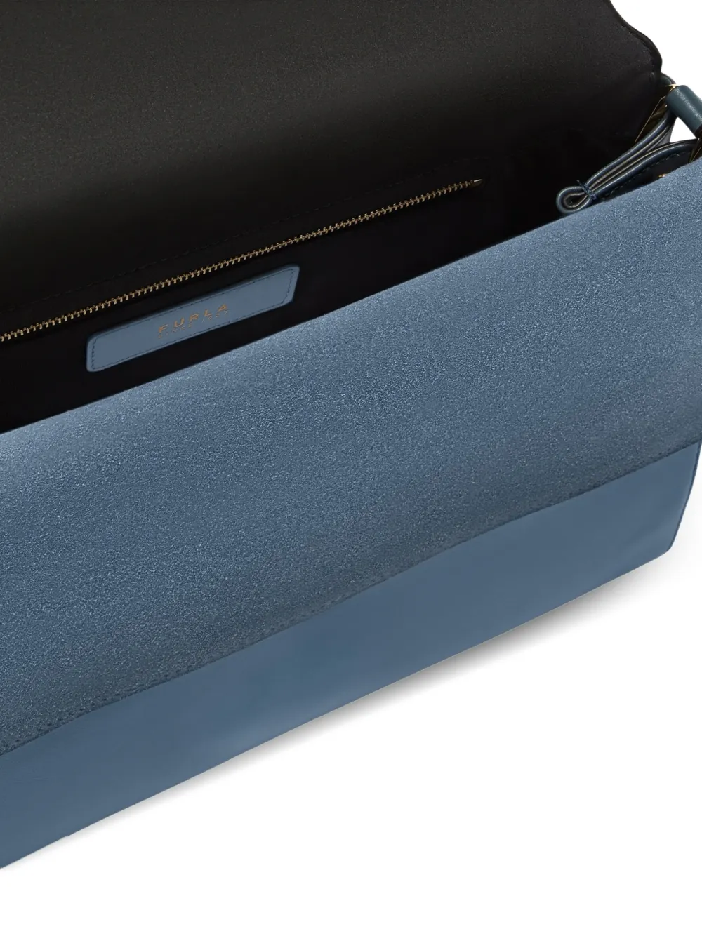 Furla Domus Flap schoudertas met hardware Blauw