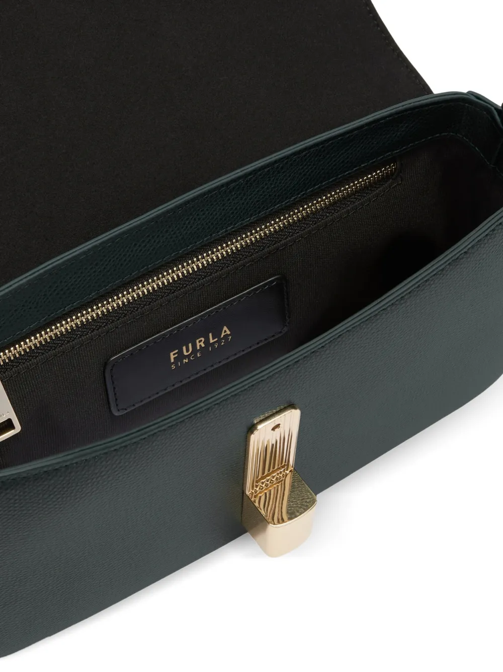 Furla Iride crossbodytas met metalen hardware Groen