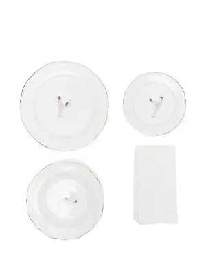 Seletti 16836 Enamel Fingers プレート | ニュートラル | FARFETCH JP